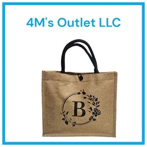 Letter "B" Tote Bag for Women- Best, Brilliant and Down Right Beautiful!!